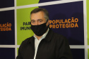 Segundo lote com  67.860 doses da vacina Pfizer/Comirnaty/BioNtech  chega  no Centro de Medicamentos do Paraná (Cemepar), em Curitiba, na noite desta segunda-feira (10).  Foto: Geraldo Bubniak/AEN