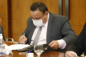 O Governo do Estado formalizou nesta quarta-feira (12), em ato no Palácio Iguaçu, o repasse de R$ 7.694.001,21 para a execução do projeto Pelo Direito à Vida III do Hospital Pequeno Príncipe, mantido por entidade filantrópica, de Curitiba.
O convênio foi assinado pelo governador Carlos Massa Ratinho Junior e pelo diretor corporativo do Complexo Pequeno Príncipe, José Álvaro da Silva Carneiro.  Foto: Jonathan Campos/AEN