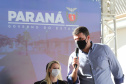 O governador Carlos Massa Ratinho Junior anuncia nesta quinta-feira (13) novos recursos para Arapongas, no Norte do Paraná. São investimentos para a Santa Casa, estradas rurais, pavimentação de ruas e avenidas, um parque urbano e moradias populares. 13/05/2021 - Foto: Geraldo Bubniak/AEN
