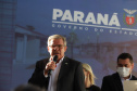 O governador Carlos Massa Ratinho Junior anuncia nesta quinta-feira (13) novos recursos para Arapongas, no Norte do Paraná. São investimentos para a Santa Casa, estradas rurais, pavimentação de ruas e avenidas, um parque urbano e moradias populares. 13/05/2021 - Foto: Geraldo Bubniak/AEN