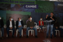 O município de Cambé, no Norte do Estado, vai receber 434 novas casas. O anúncio foi feito pelo governador Carlos Massa Ratinho Junior nesta quinta-feira (13) no mesmo evento que liberou R$ 3 milhões para o município. - Cambé, 13/05/2021  -  foto: Ari Dias/AEN