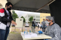 Pesquisadores da Universidade Federal do Paraná (UFPR) farão uma nova rodada de testes com servidores do Palácio das Araucárias para detecção do coronavírus. O mutirão será na próxima terça-feira (18), no estacionamento do Setor de Ciências Biológicas (SCB), no Centro Politécnico, em Curitiba, das 8h às 13h.   -  Curitiba, 14/05/2021  -  Foto: SETI