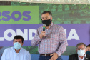 O governador Carlos Massa Ratinho Junior libera novos recursos para Londrina nesta sexta-feira (14), além de visitar as obras de construção da Cidade Industrial, que conta com investimento do Estado. Entre as iniciativas está a construção de um Condomínio do Idoso no município, dentro do programa Viver Mais Paraná.   14/05/2021 - Foto: Geraldo Bubniak/AEN
