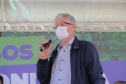 O governador Carlos Massa Ratinho Junior libera novos recursos para Londrina nesta sexta-feira (14), além de visitar as obras de construção da Cidade Industrial, que conta com investimento do Estado. Entre as iniciativas está a construção de um Condomínio do Idoso no município, dentro do programa Viver Mais Paraná.   14/05/2021 - Foto: Geraldo Bubniak/AEN