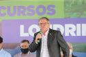 O governador Carlos Massa Ratinho Junior libera novos recursos para Londrina nesta sexta-feira (14), além de visitar as obras de construção da Cidade Industrial, que conta com investimento do Estado. Entre as iniciativas está a construção de um Condomínio do Idoso no município, dentro do programa Viver Mais Paraná.   14/05/2021 - Foto: Geraldo Bubniak/AEN