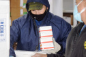 O Paraná recebeu mais 62 mil doses da vacina Coronavac, da parceria entre Sinovac e Instituto Butantan, nesta sexta-feira (14). As doses se referem a uma atualização na 19ª pauta de distribuição de vacinas contra a Covid-19 do Ministério da Saúde.  Foto: Américo Antonio/SESA