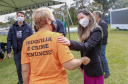 Uma cerimônia no jardim do Palácio Iguaçu, em Curitiba, realizada na manhã deste sábado (15), marcou a abertura oficial da 26ª edição da Marcha para Jesus. Ao lado de pastores de diferentes denominações religiosas da capital, o governador Carlos Massa Ratinho Junior e a primeira-dama Luciana Saito Massa acompanharam a solenidade, além de outras autoridades. O evento faz parte do Calendário Oficial do Estado. - Curitiba, 15/05/2021 - Foto: Valdelino Pontes