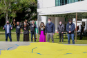 Uma cerimônia no jardim do Palácio Iguaçu, em Curitiba, realizada na manhã deste sábado (15), marcou a abertura oficial da 26ª edição da Marcha para Jesus. Ao lado de pastores de diferentes denominações religiosas da capital, o governador Carlos Massa Ratinho Junior e a primeira-dama Luciana Saito Massa acompanharam a solenidade, além de outras autoridades. O evento faz parte do Calendário Oficial do Estado. - Curitiba, 15/05/2021 - Foto: Valdelino Pontes
