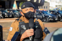 Equipes policiais do Batalhão de Operações Especiais (Bope), treinadas para dar suporte às unidades de área da PM nas ocorrências de maior periculosidade, estão na região de Cascavel nesta semana. A Operação Pronta Resposta IV foi lançada nesta terça-feira (18), no centro da cidade, com a participação do subcomandante-geral da PM, coronel Rui Noé Barroso Torres. - -  Cascavel, 18/05/2021  -  Foto: PMPR/SESP-PR