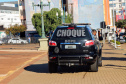 Equipes policiais do Batalhão de Operações Especiais (Bope), treinadas para dar suporte às unidades de área da PM nas ocorrências de maior periculosidade, estão na região de Cascavel nesta semana. A Operação Pronta Resposta IV foi lançada nesta terça-feira (18), no centro da cidade, com a participação do subcomandante-geral da PM, coronel Rui Noé Barroso Torres. - -  Cascavel, 18/05/2021  -  Foto: PMPR/SESP-PR