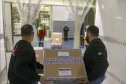 vacinas contra Covid-19 produzidas pela parceria entre Pfizer e BioNTech. O terceiro lote dos imunizantes, que chegou  à Capital nesta terça-feira (18), com mais 39.780 doses
Foto Gilson Abreu/AEN