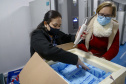 vacinas contra Covid-19 produzidas pela parceria entre Pfizer e BioNTech. O terceiro lote dos imunizantes, que chegou  à Capital nesta terça-feira (18), com mais 39.780 doses
Foto Gilson Abreu/AEN