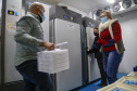 vacinas contra Covid-19 produzidas pela parceria entre Pfizer e BioNTech. O terceiro lote dos imunizantes, que chegou  à Capital nesta terça-feira (18), com mais 39.780 doses
Foto Gilson Abreu/AEN