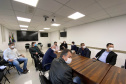 A Secretaria de Estado da Saúde (Sesa) promoveu nesta quinta-feira (20) reunião com prefeitos, secretários municipais e deputados ligados ao litoral do Estado para articulação de novas ações de enfrentamento à Covid-19 na região. -  Curitiba, 20/05/2021  -  Foto: Andressa Desyreé/SESA