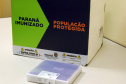 O Governo do Estado descentralizou vacinas contra a Covid-19 da Pfizer/BioNTech para nove municípios do Paraná nesta segunda-feira (24). Ao todo 39.780 doses foram distribuídas para Curitiba, Ponta Grossa, Guarapuava, Foz do Iguaçu, Araucária, Campo Largo, São José dos Pinhais, Colombo e Pinhais. -  24/05/2021  -  Foto: Américo Antonio/SESA