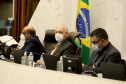 O secretário de Estado da Fazenda, Renê Garcia Junior, apresentou durante audiência pública na tarde desta terça-feira (25), na Assembleia Legislativa do Paraná, os resultados contábeis do Paraná referentes ao 1º quadrimestre de 2021, e ressaltou a premente necessidade de suplementação orçamentária para fazer frente ao aumento de despesas. Foto: Ari Dias/AEN