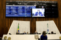 O secretário de Estado da Fazenda, Renê Garcia Junior, apresentou durante audiência pública na tarde desta terça-feira (25), na Assembleia Legislativa do Paraná, os resultados contábeis do Paraná referentes ao 1º quadrimestre de 2021, e ressaltou a premente necessidade de suplementação orçamentária para fazer frente ao aumento de despesas. Foto: Ari Dias/AEN