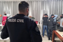 Operação da Polícia Civil resulta na prisão de 11 pessoas e na dispersão de festa clandestina em Colombo  -  Curitiba, 03/06/2021  -  Foto: PCPR
