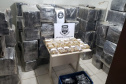 Polícia Civil do Paraná apreende 2 toneladas de maconha e milhares de munições do crime organizado. Foto:SESP