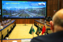 Integrantes do Grupo de Trabalho do Plano Estadual Ferroviário detalharam nesta sexta-feira (11) o projeto de execução da Nova Ferroeste a representantes do Consulado da China em São Paulo. Participaram do encontro virtual a cônsul no estado, Chen Peijie, e o conselheiro comercial He Jim.  -  Curitiba, 11/06/2021  -  Foto: José Fernando Ogura/AEN