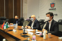 Integrantes do Grupo de Trabalho do Plano Estadual Ferroviário detalharam nesta sexta-feira (11) o projeto de execução da Nova Ferroeste a representantes do Consulado da China em São Paulo. Participaram do encontro virtual a cônsul no estado, Chen Peijie, e o conselheiro comercial He Jim.  -  Curitiba, 11/06/2021  -  Foto: José Fernando Ogura/AEN