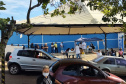 A Secretaria de Estado da Saúde (Sesa) registrou ações de vacinação contra a Covid-19 neste sábado (12) nas 22 Regionais de Saúde do Paraná. A iniciativa faz parte da campanha do Governo do Estado, de vacinação ?De domingo a domingo?.  - Curitiba, 12/06/2021  -  Foto: SESA