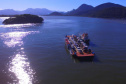 Nova balsa na travessia de Guaratuba. Foto:DER