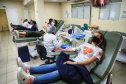 Com estoque 40% abaixo do ideal, Hemepar faz apelo à população para doar sangue. Foto: José Fernando Oura/AEN