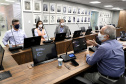 Uma comitiva da Agência Nacional de Transportes Aquaviários (ANTAQ) visitou o Porto de Paranaguá, nesta segunda feira (14). O diretor-geral Eduardo Nery e a diretora interina Gabriela Costa conheceram os projetos de ampliação do terminal paranaense e o sistema do Corredor de Exportações, único no Brasil. -  Paranaguá, 14/06/2021  -  Foto: Claudio Neves/Portos do Paraná