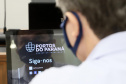 Uma comitiva da Agência Nacional de Transportes Aquaviários (ANTAQ) visitou o Porto de Paranaguá, nesta segunda feira (14). O diretor-geral Eduardo Nery e a diretora interina Gabriela Costa conheceram os projetos de ampliação do terminal paranaense e o sistema do Corredor de Exportações, único no Brasil. -  Paranaguá, 14/06/2021  -  Foto: Claudio Neves/Portos do Paraná