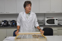 Professora Silvia Helena Sofia, que atua no LAGEA, Laboratório de Genética e Biologia Animal da UEL. Foto: Arquivo/COMUEL
