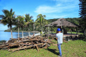 Ilha das Cobras começa a mudar de cara para receber a Escola do Mar
. Foto: José Fernando Ogura/AEN
