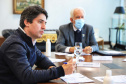O Governo do Estado e o G7, grupo formado pelas principais entidades do setor produtivo paranaense, se reuniram nesta quarta-feira (16), por videoconferência, para discutir propostas conjuntas e mostrar o que já tem sido feito para incentivar a retomada econômica e apoiar os setores mais atingidos pela crise causada pela pandemia de Covid-19. 
. Foto: José Fernando Ogura/AEN