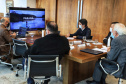 O Governo do Estado e o G7, grupo formado pelas principais entidades do setor produtivo paranaense, se reuniram nesta quarta-feira (16), por videoconferência, para discutir propostas conjuntas e mostrar o que já tem sido feito para incentivar a retomada econômica e apoiar os setores mais atingidos pela crise causada pela pandemia de Covid-19. 
. Foto: José Fernando Ogura/AEN