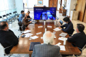 O Governo do Estado e o G7, grupo formado pelas principais entidades do setor produtivo paranaense, se reuniram nesta quarta-feira (16), por videoconferência, para discutir propostas conjuntas e mostrar o que já tem sido feito para incentivar a retomada econômica e apoiar os setores mais atingidos pela crise causada pela pandemia de Covid-19. 
. Foto: José Fernando Ogura/AEN