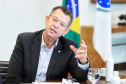 O Governo do Estado e o G7, grupo formado pelas principais entidades do setor produtivo paranaense, se reuniram nesta quarta-feira (16), por videoconferência, para discutir propostas conjuntas e mostrar o que já tem sido feito para incentivar a retomada econômica e apoiar os setores mais atingidos pela crise causada pela pandemia de Covid-19. 
. Foto: José Fernando Ogura/AEN