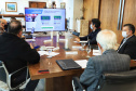 O Governo do Estado e o G7, grupo formado pelas principais entidades do setor produtivo paranaense, se reuniram nesta quarta-feira (16), por videoconferência, para discutir propostas conjuntas e mostrar o que já tem sido feito para incentivar a retomada econômica e apoiar os setores mais atingidos pela crise causada pela pandemia de Covid-19. 
. Foto: José Fernando Ogura/AEN