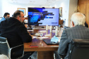O Governo do Estado e o G7, grupo formado pelas principais entidades do setor produtivo paranaense, se reuniram nesta quarta-feira (16), por videoconferência, para discutir propostas conjuntas e mostrar o que já tem sido feito para incentivar a retomada econômica e apoiar os setores mais atingidos pela crise causada pela pandemia de Covid-19. 
. Foto: José Fernando Ogura/AEN