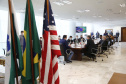 Governador Carlos Massa Ratinho Junior recebe o  embaixador norte-americano no País, Todd Chapman.Foto: Jonathan Campos/AEN