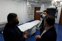 Dez leitos de Unidade de Terapia Intensiva (UTI) para tratamento da Covid-19 foram abertos no Hospital Madre de Dio, em São Miguel do Iguaçu, na região Oeste do Estado, nesta quinta-feira (17). A ativação é um esforço conjunto da Secretaria de Estado da Saúde do Paraná (Sesa), em parceria com a Itaipu Binacional, além do apoio da prefeitura de Foz do Iguaçu. - São Miguel do Iguaçu, 17/06/2021  -  Foto: Rodrigo Rossi/SESA