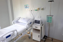 Dez leitos de Unidade de Terapia Intensiva (UTI) para tratamento da Covid-19 foram abertos no Hospital Madre de Dio, em São Miguel do Iguaçu, na região Oeste do Estado, nesta quinta-feira (17). A ativação é um esforço conjunto da Secretaria de Estado da Saúde do Paraná (Sesa), em parceria com a Itaipu Binacional, além do apoio da prefeitura de Foz do Iguaçu. - São Miguel do Iguaçu, 17/06/2021  -  Foto: Rodrigo Rossi/SESA