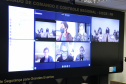 O Secretário da Segurança Pública do Paraná (Sesp), Romulo Marinho Soares, reuniu-se, por videoconferência, no fim da tarde desta quarta-feira (16/06) com representantes do Grupo de Trabalho LGBTQ+ da Pasta para ouvir e avançar os projetos no âmbito da população de lésbicas, gays, bissexuais, travestis e transexuais.  -  Curitiba, 16/06/2021  -  Foto: SESP-PR