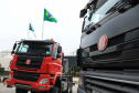 O governador Carlos Massa Ratinho Junior conheceu nesta sexta-feira (18) os caminhões Euro 5 e Euro 6, modelos escolhidos para abrir a linha de montagem da TatraBras no Paraná, que prevê iniciar a produção a partir de setembro. Foto: José Fernando Ogura/AEN