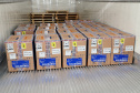 Chegou no Paraná na manhã desta sexta-feira (18) um novo lote com 234.510 vacinas contra a Covid-19. São 143.910 doses do imunizante Comirnaty, produzido pela Pfizer/BioNtech, e 90.600 doses da Coronavac/Butantan. De acordo com a Secretaria de Estado da Saúde (Sesa), as vacinas serão destinadas aos grupos prioritários e população em geral acima de 40 anos. A remessa faz parte da 25ª pauta de distribuição do governo federal. Foto: Ari Dais/AEN
