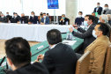 O governador Carlos Massa Ratinho Junior lançou nesta segunda-feira (21), no Palácio Iguaçu, o edital de licitação da primeira fase das obras de recuperação da orla de Matinhos, no Litoral do Paraná.  -  Curitiba, 21/06/2021  -  Foto: José Fernando Ogura/AEN