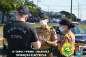 Policiais militares do 4º Batalhão de Polícia Militar (4º BPM), pertencente ao 3º Comando Regional da PM (3º CRPM), em conjunto com a Polícia Civil, a Guarda Municipal e a Prefeitura de Maringá desencadearam a Operação Electricae e apreenderam mais de meia tonelada de cobre derretido e aço inox. A ação policial aconteceu na quinta-feira (17/06) no Noroeste do estado e duas pessoas acabaram encaminhadas.  -  Maringá, 17/06/2021  -  Foto: SESP-PR