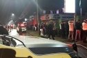 As operações deste final de semana da Ação Integrada de Fiscalização Urbana (AIFU) contra o descumprimento das medidas de enfrentamento da Covid-19 resultaram em 17 estabelecimentos comerciais interditados e 40 autuações administrativas lavradas. O balanço leva em consideração a atuação entre quinta-feira (17) e domingo (20).  -  Curitiba, 20/06/2021  -  Foto: AIFU/SESP-PR