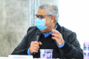 O governador Carlos Massa Ratinho Junior lançou nesta segunda-feira (21), no Palácio Iguaçu, o edital de licitação da primeira fase das obras de recuperação da orla de Matinhos, no Litoral do Paraná.  -  Curitiba, 21/06/2021  -  Foto: José Fernando Ogura/AEN