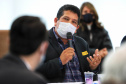 O governador Carlos Massa Ratinho Junior lançou nesta segunda-feira (21), no Palácio Iguaçu, o edital de licitação da primeira fase das obras de recuperação da orla de Matinhos, no Litoral do Paraná.  -  Curitiba, 21/06/2021  -  Foto: José Fernando Ogura/AEN