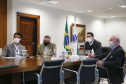 O governador Carlos Massa Ratinho Junior se reuniu nesta segunda-feira (21), por videoconferência, com a diretoria do Banco Mundial (BIRD) para alinhar as etapas de contratação de uma linha de crédito no valor de US$ 130 milhões (R$ 654 milhões na cotação atual). Foto: Jonathan Campos/AEN